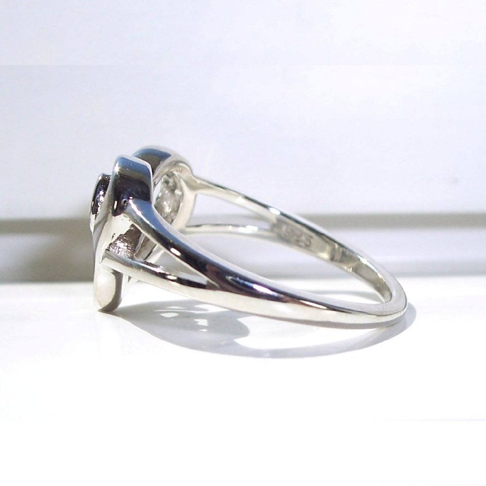 925 STERLING SILVER Mom Mother's Day Heart Ring - Picture 7 of 16